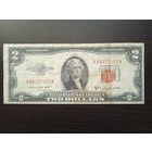 США 2 $ 1953 B красная печать