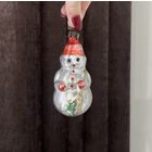 Елочная игрушка снеговик СССР К.16