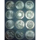 Канада 25 центов 2000г. Набор из 12 монет серии "Миллениум". (1.2)