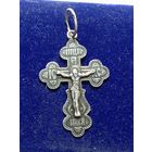 Серебряный крестик , 925 проба .