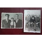 Фото двух мужчин с ребенком. 8х11 см. Цена за оба.