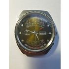 Часы Луч "колледж" нержавейка. Редкие.