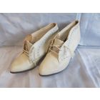 Ботинки - лодочки утеплённые. ГДР. Винтаж.