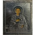 Икона Серебро 84 пробы - Святого Пантелеимона Целителя. Распродажа коллекции!!!