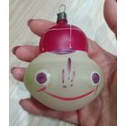 Елочные игрушки, стекло, лягушка, лягушонок