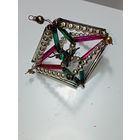 Ёлочная игрушка Стеклярус , СССР .