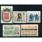 Канада - 1962г. - 5 полных серий - 5 марок - гашёные. #3-WB-102-B-1