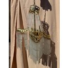 Люстра тонкое матовая стекло