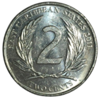 Восточные Карибы 2 цента, 2011 [AUNC]