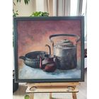 "Натюрморт с большим чайником"  масло, холст Лалыко Б.Г