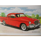 ОТКРЫТКА ПРОШЕДШАЯ ПОЧТУ. РОССИЯ. "STUDEBAKER HAWK.1959"
