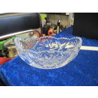 Ваза-лодочка хрустальная 7х7х9 см.