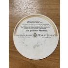 Подставка под пиво Warsteiner (Германия) No 16