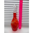 Графин СССР из красного стекла