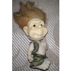 Винтажная игрушка-киватель с качающейся головой тролль Troll 1960-е Япония