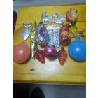 Лот елочных игрушек.