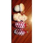 Игрушки ёлочные ссср. Пенопласт и стекло.