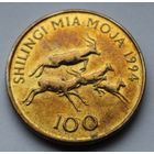 Танзания, 100 шиллингов 1994 г.