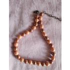 Крупные бусы, крашенный перламутр СССР, аукцион 7 дней