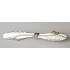 Брошь серебро. 1930-е годы, Германия. Клеймо HP. Проба 835. Длина 5,5 см. В идеале.