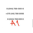 Красивый номер А1 788 0008