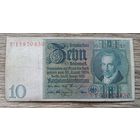 Werty71 Германия 10 марок 1924 1929 банкнота