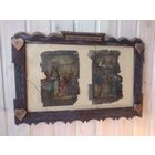 Икона, 2 старинные литографии,начало 19в.