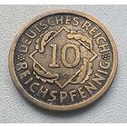 Германия 10 рейхспфеннигов, 1929 A  7-7-25