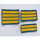 Нашивки курсовки курсантов училищ ВВС/ВДВ МО СССР на 4ом, 3ем, 2ом годах обучения