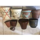 Кашпо горшки Глина винтаж СССР Все замеры и цена от 3 руб и написана на фото на каждом кашпо своя Уточняйте наличие до выкупа лота!