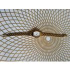 Часы наручные с браслетом ЛУЧ  15 камней,   тикают. Состояние на скане.