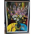 Феликс Гумен "Натюрморт",  54х74см рама со стеклом. 1994г.