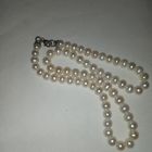 Жемчужное ожерелье,застёжка серебро 925