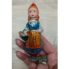Елочные игрушки, стекло, красная шапочка