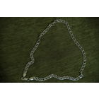 Цепочка , серебро , 50, 9 гр  ( длинна  55 см , вес 50,9 см , ширина звена 7 мм )