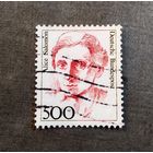 Марка Германия 1989 год Известные женщины