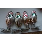 Елочная игрушка СССР . Матрешка 4 штуки