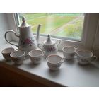 Сервиз фарфоровый, 8 предметов.