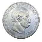5 марок 1876, Пруссия, Вильгельм I, крупное серебро, с рубля
