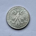 Монета СЕРЕБРО Польша 5 злотых 1934 год Ядвига ОТЛИЧНЫЕ