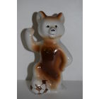 "Мишка с мячом". "Футболист". "Динамовец". ЗХК. Полонне. Полонное. Статуэтка. Ретро СССР.