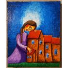 Картина на холсте маслом 40см на 50см