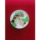 Механизм  часов  и циферблат Адам и Ева. Эротика.