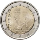 2 евро 2020 Люксембург  Рождение принца Чарльза UNC из ролла фото