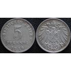 YS: Германия, 5 пфеннигов 1916A, KM# 19