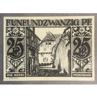 Нотгельд 25 пфеннигов 1921 год. Падерборн. Веймарская республика.