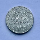 Монета СЕРЕБРО Польша 10 злотых 1932 год Ядвига ( знак м.д) ОТЛИЧНЫЕ