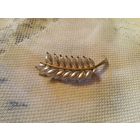 Старинная Брошь Перышко Жемчуг Германия 50-е г