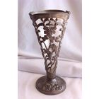 Салфетница Ваза для салфеток со вставкой Серебрение 03