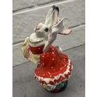 Статуэтка ЗАЙЧИХА ПЛЯСУНЬЯ. ЛФЗ. Редкость!.  Распродажа коллекции!!!